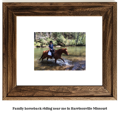 family horseback riding near me in Harrisonville, Missouri